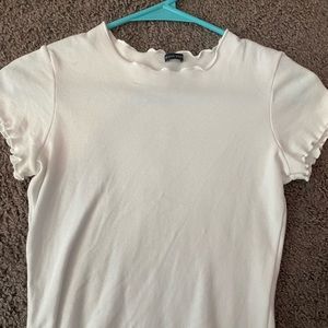 white tee